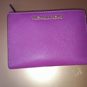 Michael Kors Purple Wallet Clean Smoke Free Home